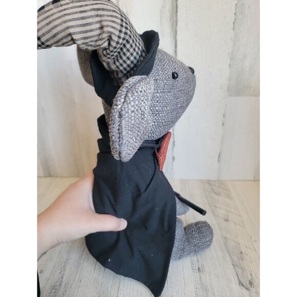 Halloween Sitting witch mouse broom door greeter mice - Picture 7 of 8